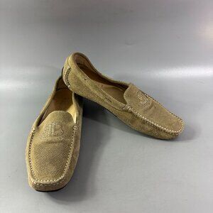 Baldinini Trend Suede Leather Loafers, Men's Size 37.5